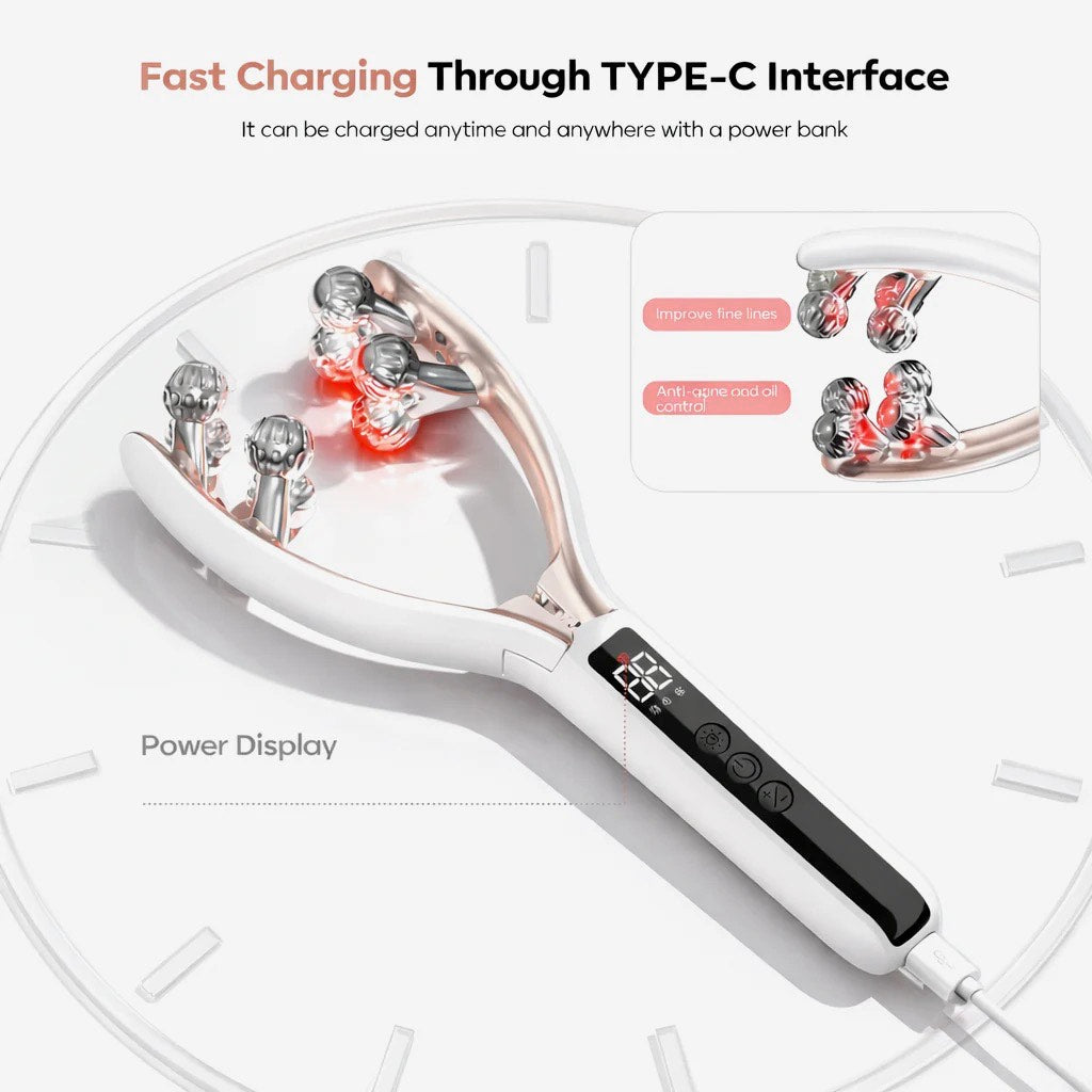 Lumiglo Sculpt USB-C fast charging and power display